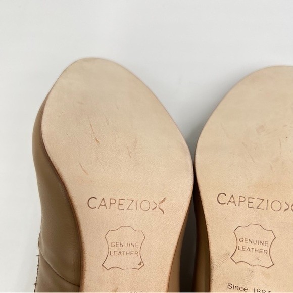 Capezio 653 Women's Manhattan Character Caramel Tan Dance Shoes Heels Size 5 NEW - Picture 10 of 13
